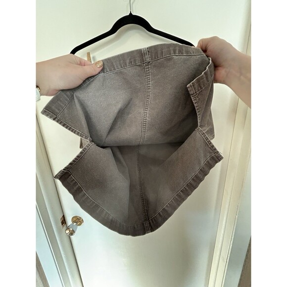 Vintage Corduroy Skirt Eddie Bauer Women’s Sz 10 Brown Pockets Belt Loops Cotton - Picture 6 of 8